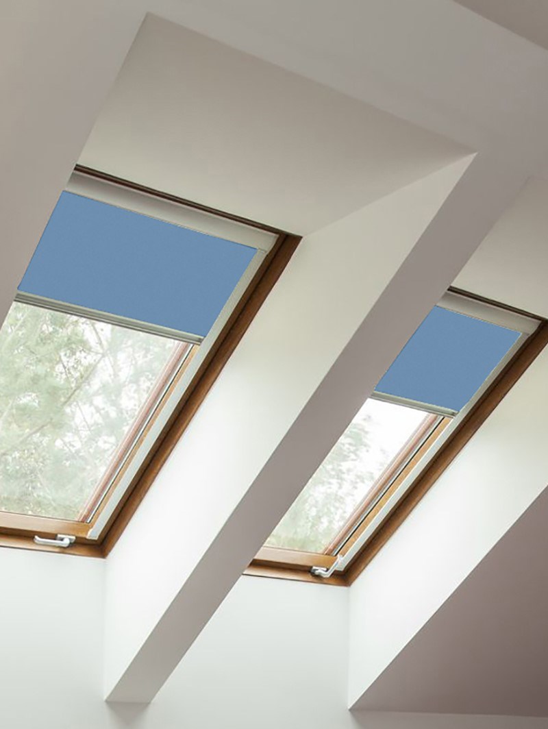 Classic Coastal Shores Blackout Skylight Blind To Fit Dakstra Windows