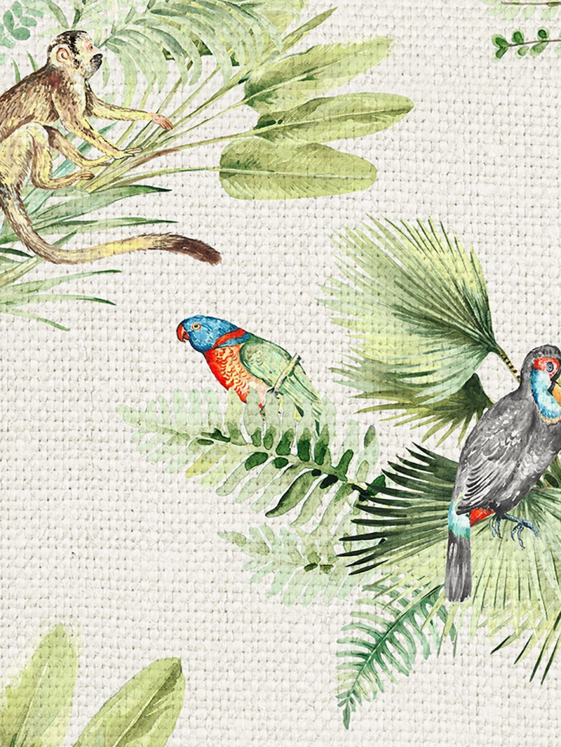 Honduras Natural Tropical Roller Blind by Boon & Blake