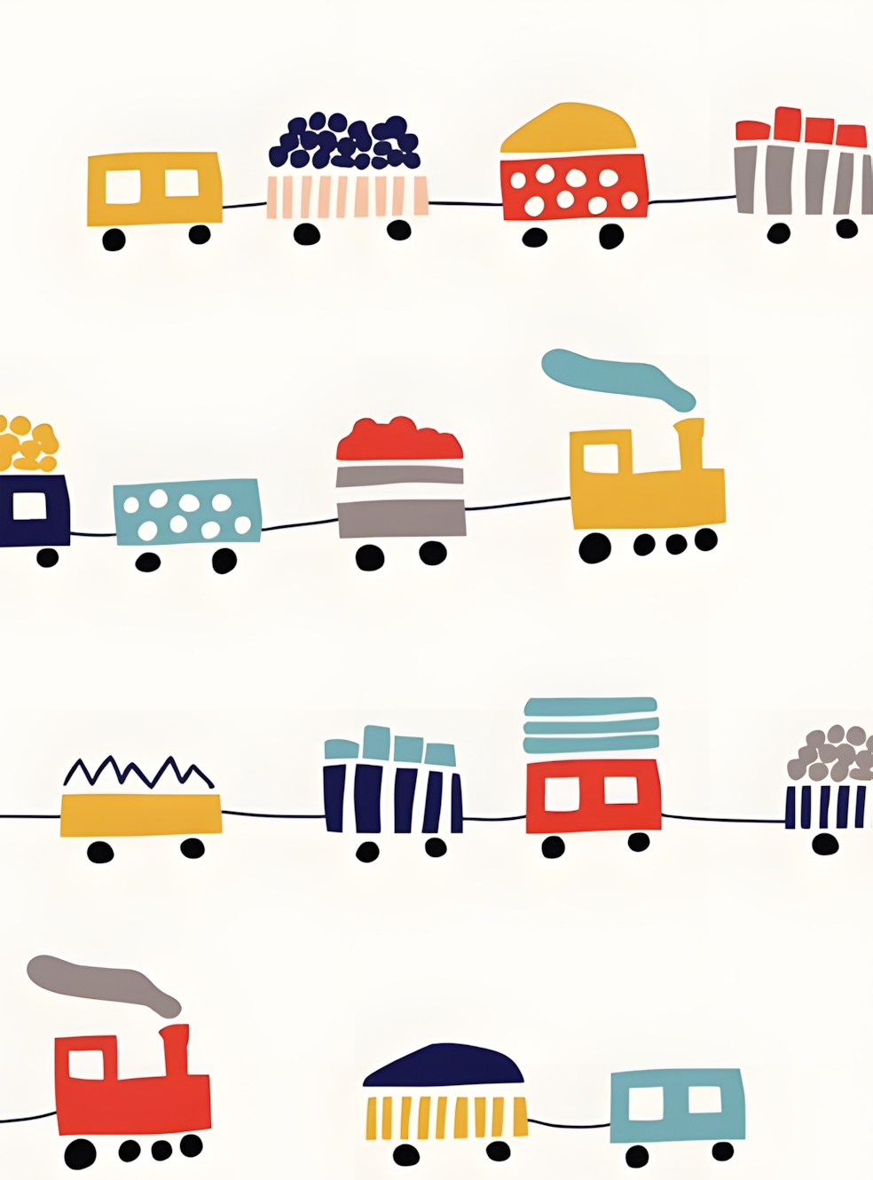 Locomotive Childrens Roller Blind