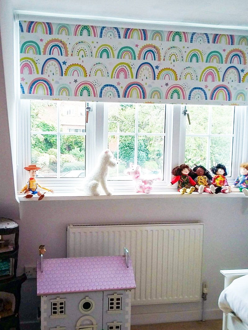 Over The Rainbow Multi Childrens Roller Blind