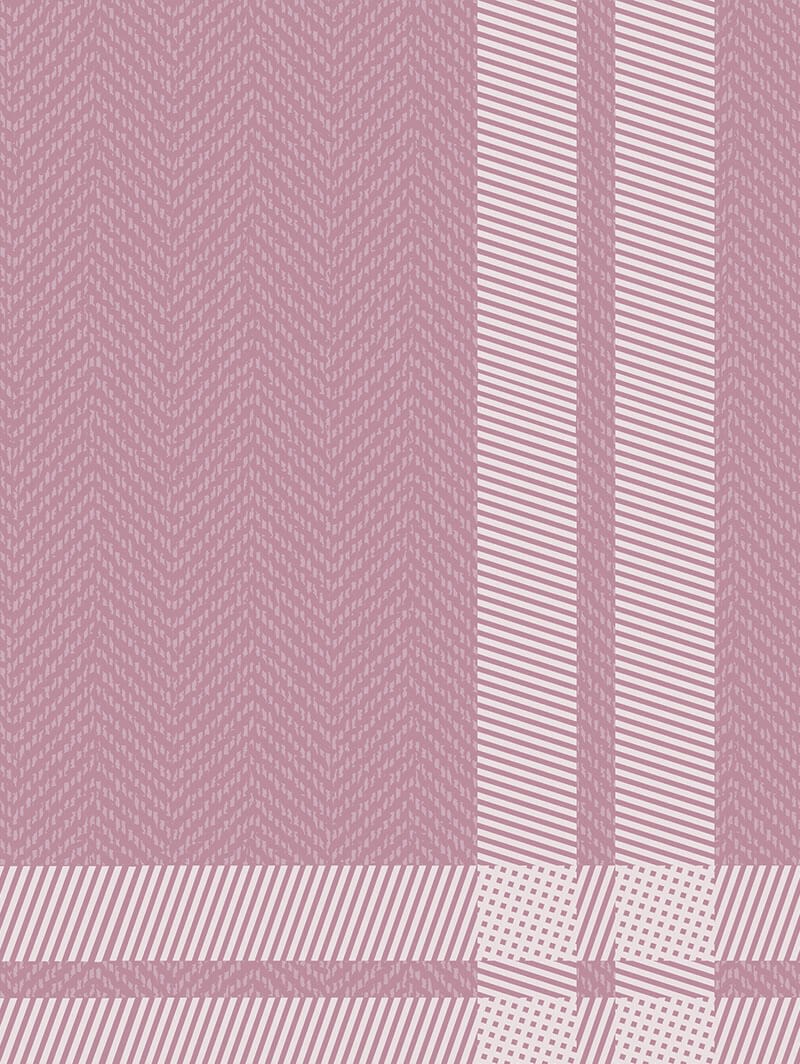 Herringbone Check Dusky Pink Roller Blind