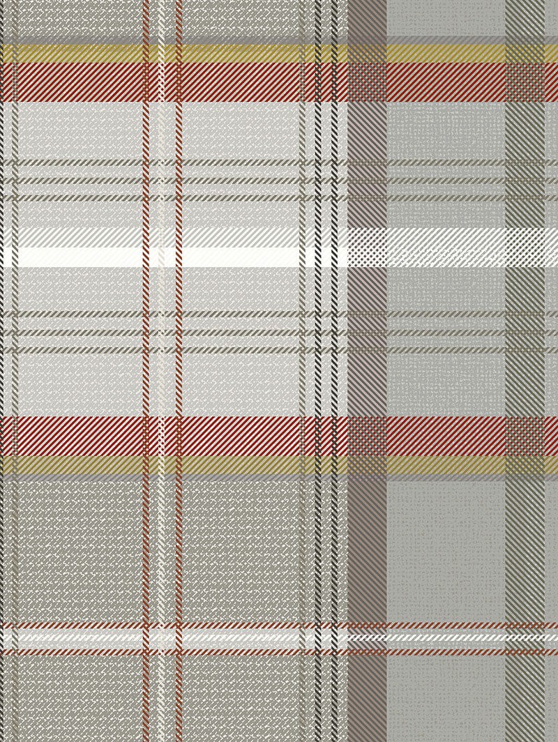 Tartan Rust Roller Blind