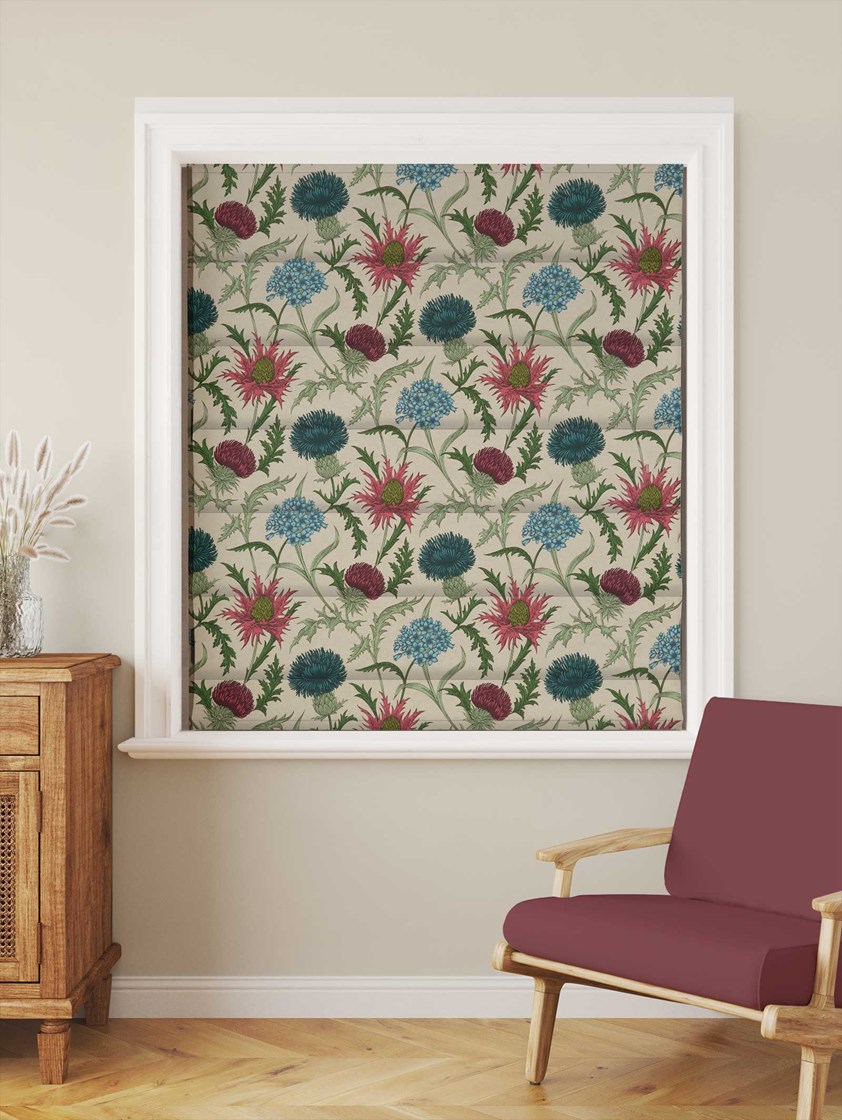 Acanthium Carmine Roman Blind