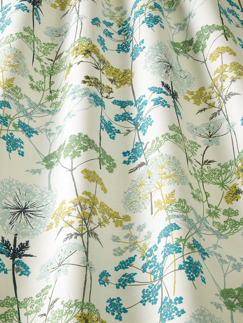 Hedgerow Pistachio Cotton Roman Blind