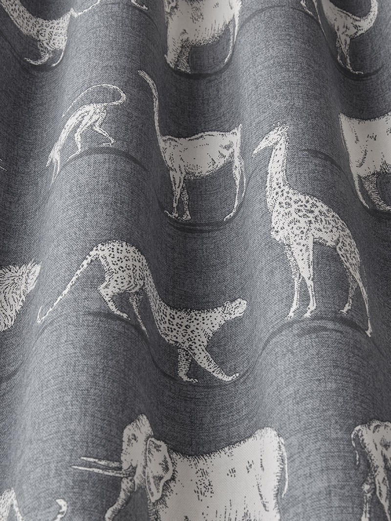 Prairie Animals Lead Roman Blind