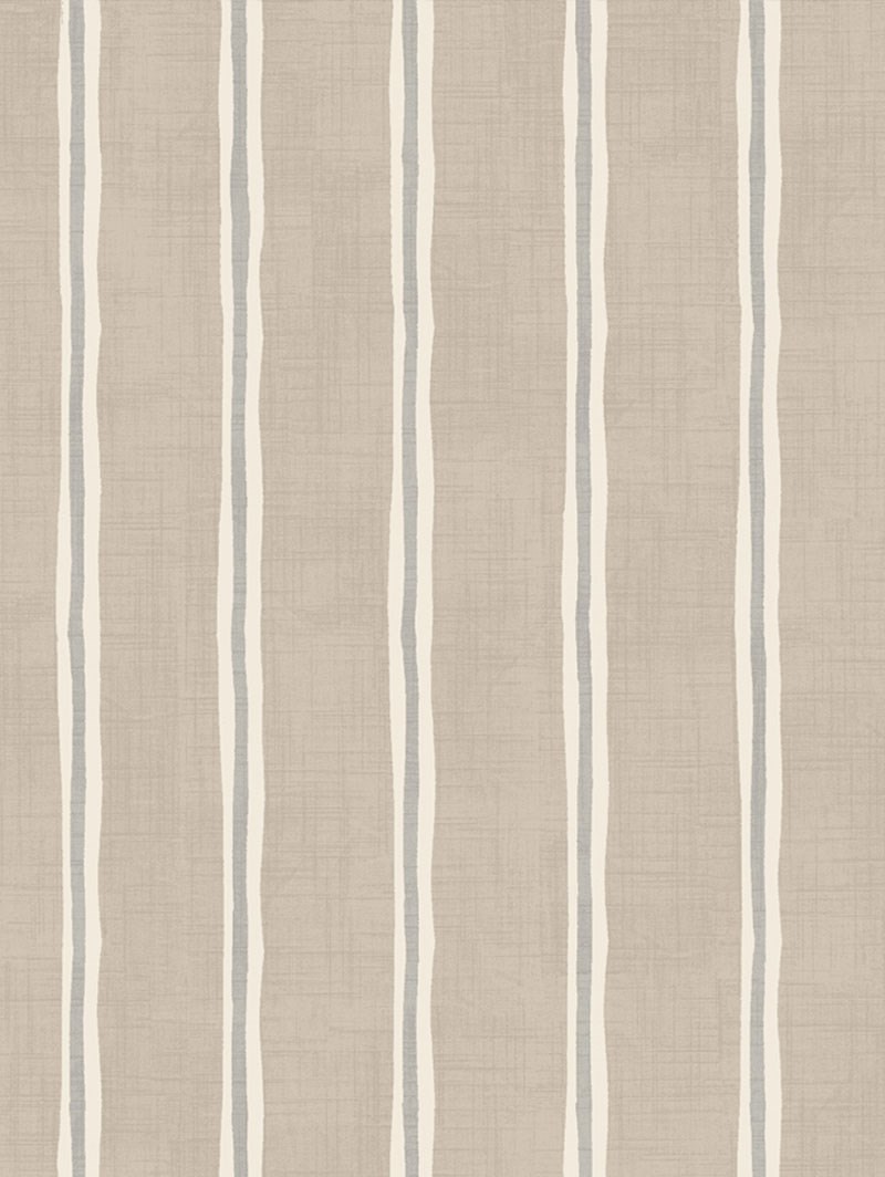 Rowing Stripe Oatmeal Roman Blind