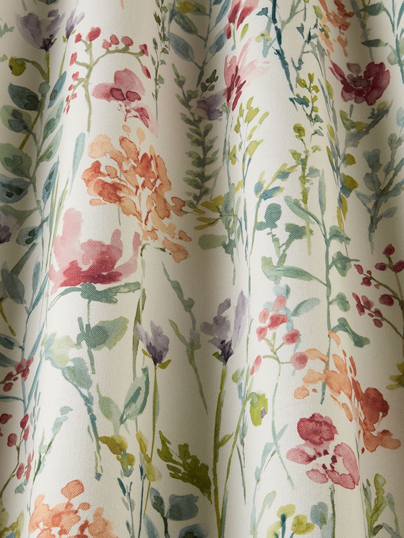 Wild Flowers Clementine Roman Blind