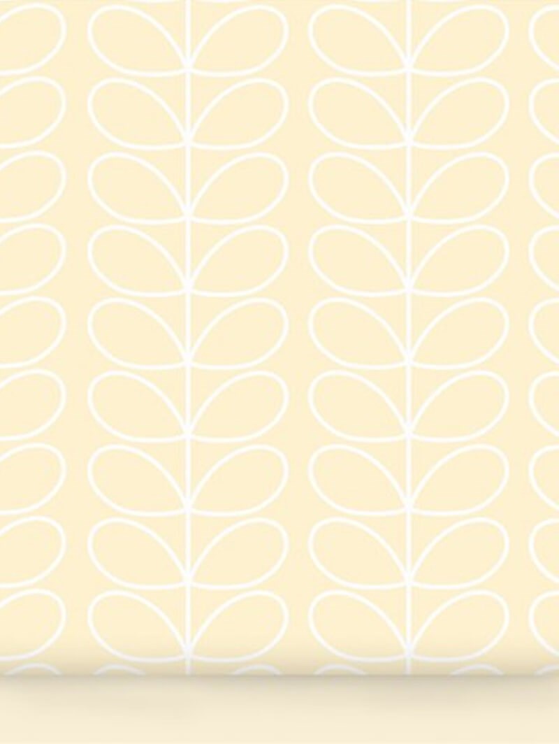 Orla Kiely Linear Stem Cream Roller Blind