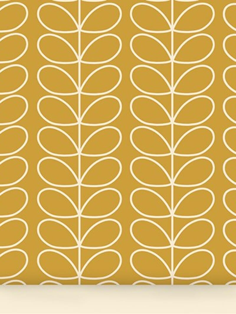 Orla Kiely Linear Stem Dandelion Roller Blind