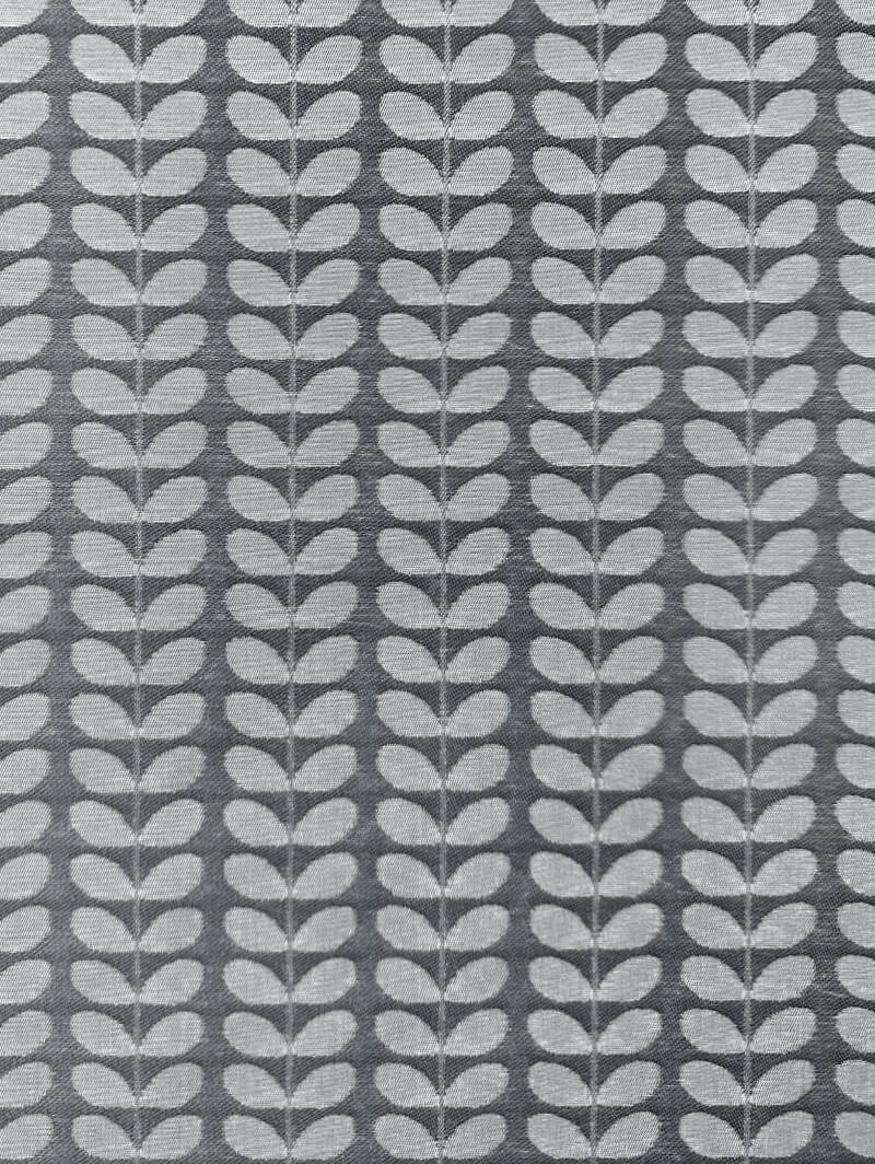 Orla Kiely Woven Tiny Stem Cool Grey Roller Blind