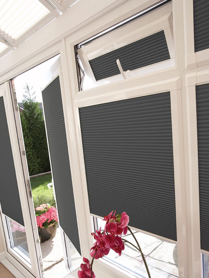 Lead Grey Blackout Perfect Fit Cellular Thermal Blind