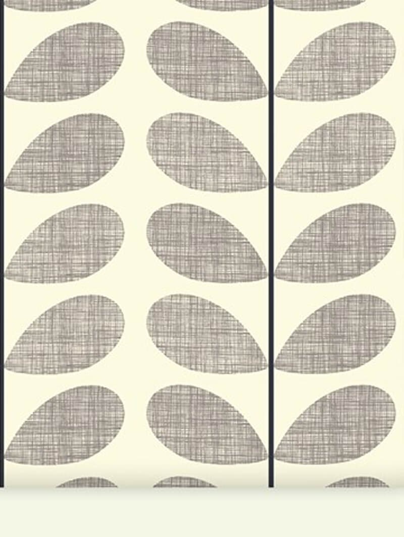 Orla Kiely Multi Stem Grey Roller Blind