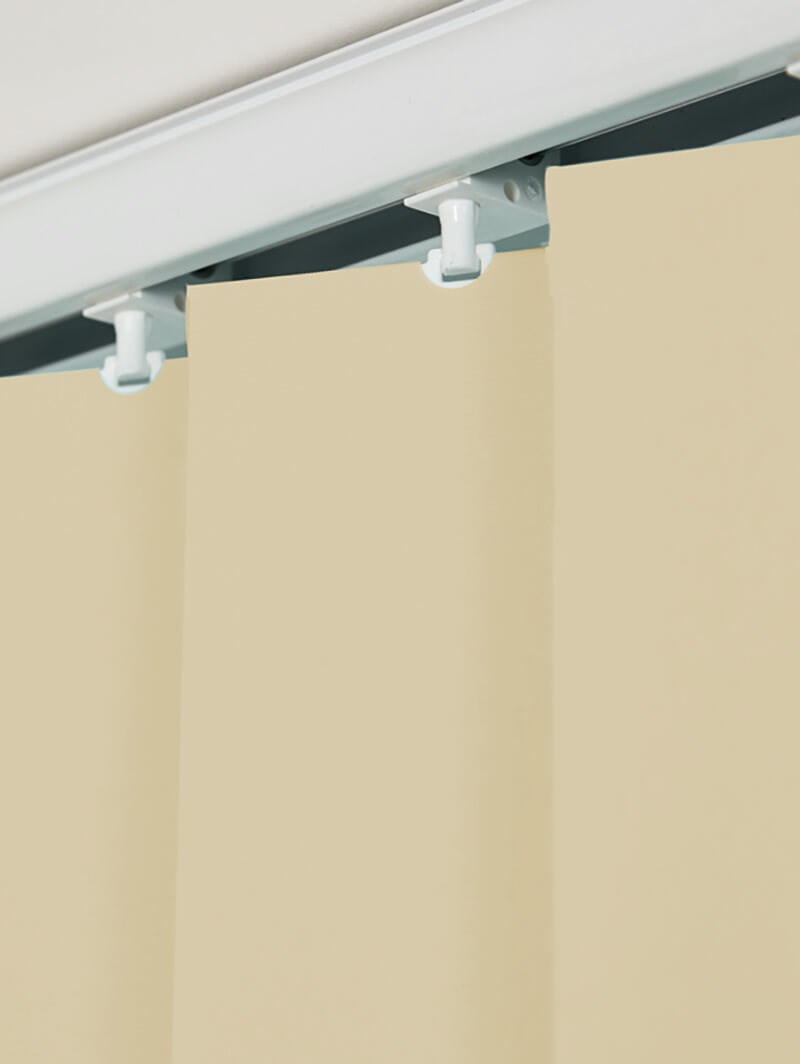 Biscuit Beige 89mm Blackout Vertical Blind