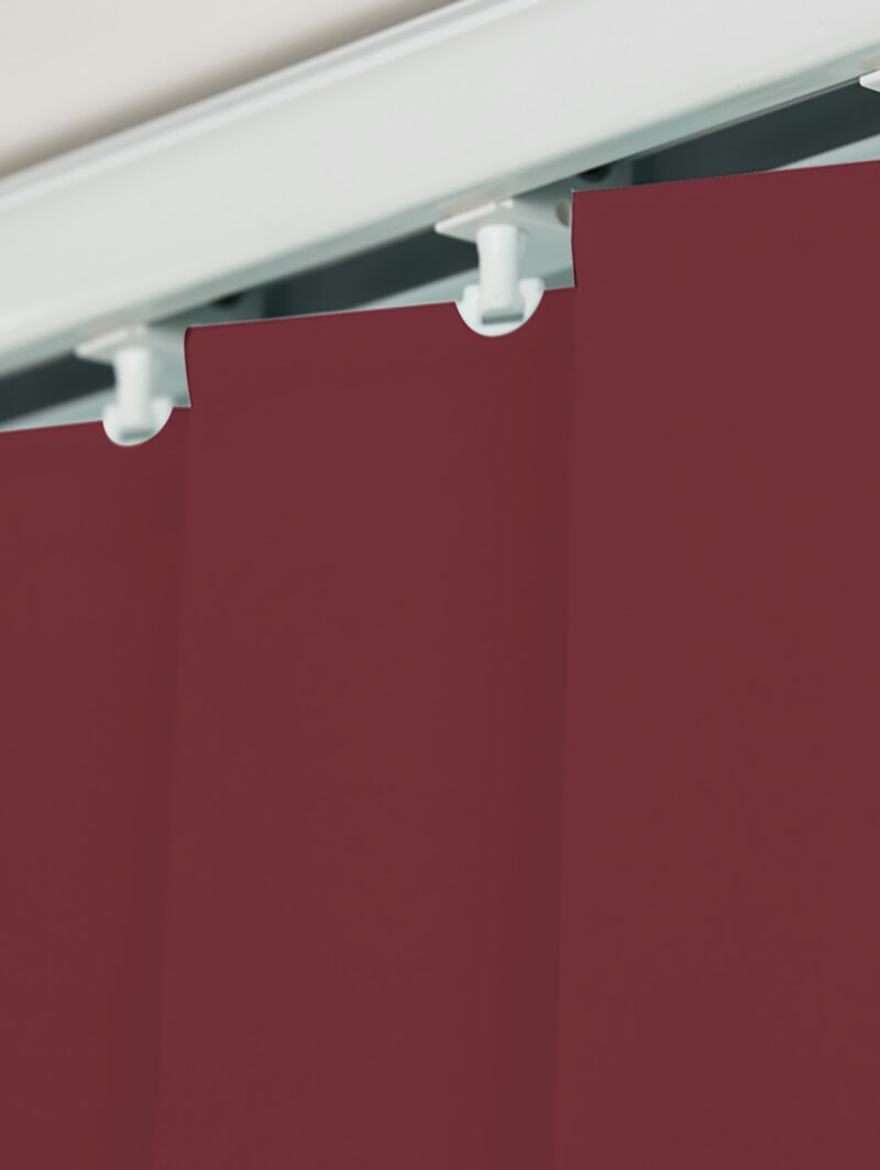 Merlot Red 89mm Blackout Vertical Blind