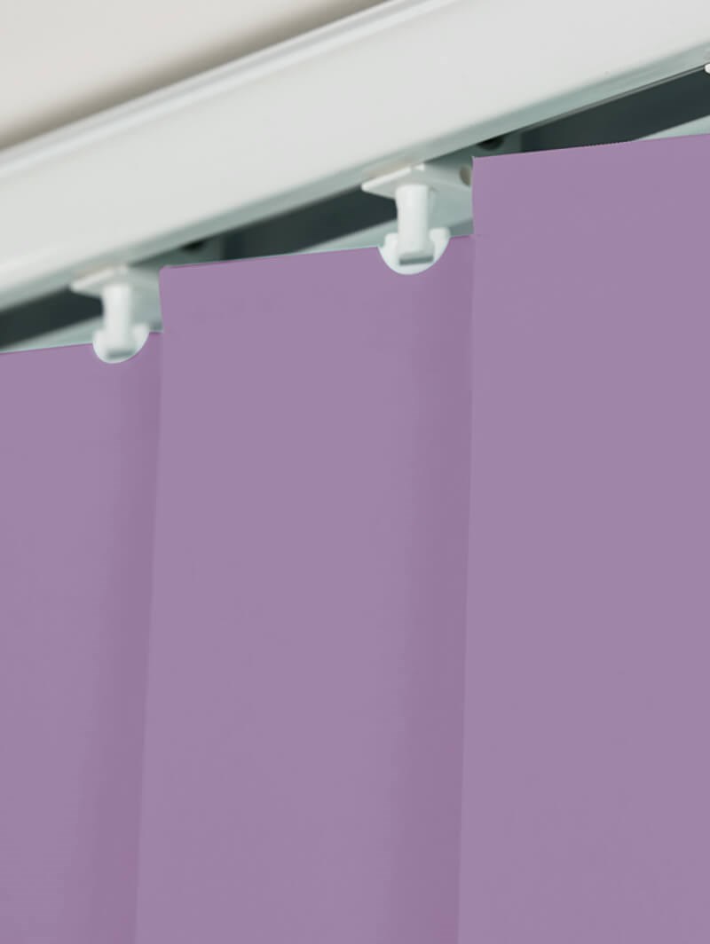 Nineties Lilac Blackout 89mm Vertical Blind Replacement Slats