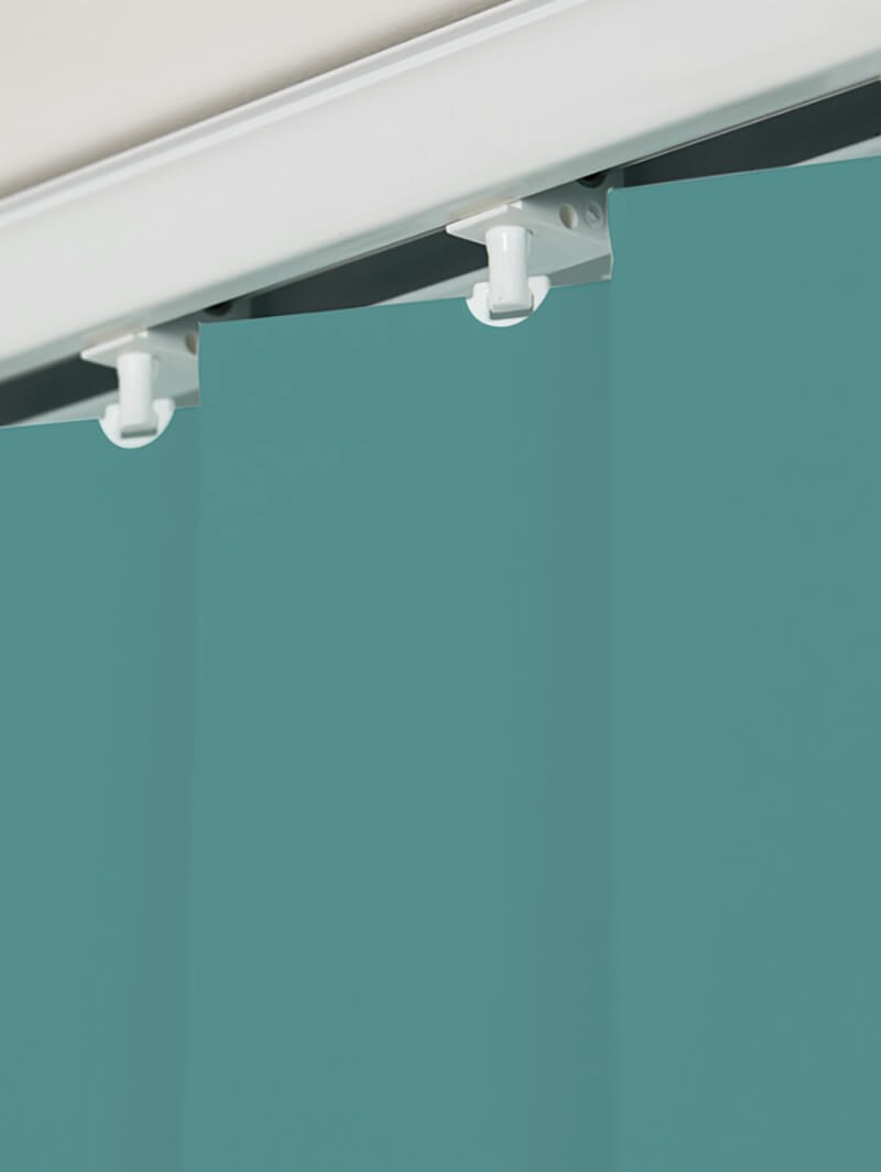 Tailfin Teal 89mm Blackout Vertical Blind