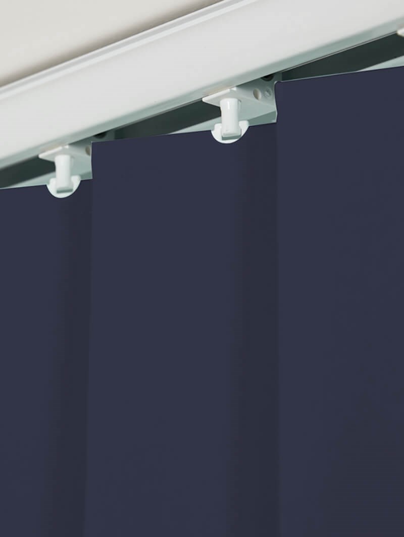 Timeless Navy Blackout 89mm Vertical Blind Replacement Slats