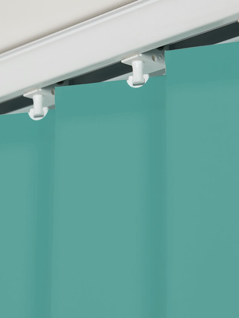 Aztec Teal  89mm Daylight Vertical Blind