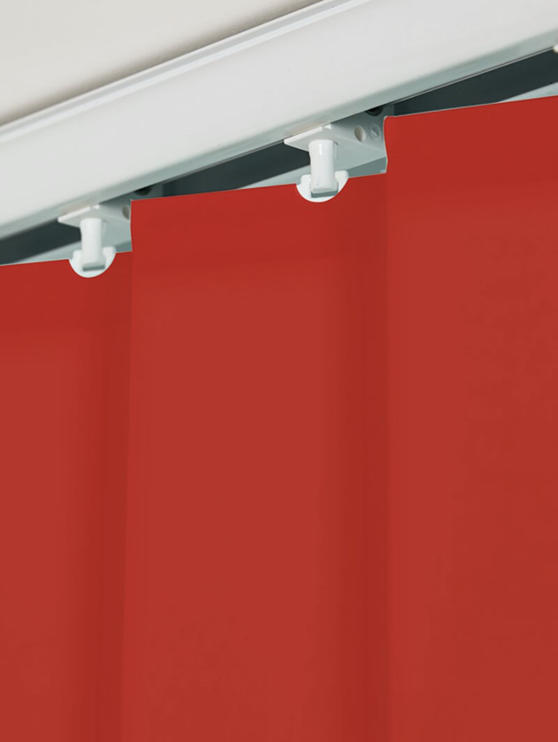 Paprika Red 89mm Daylight Vertical Blind