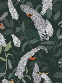 Buddleia Roller Blind by Lorna Syson