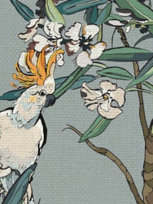 Oleander Mist Bird Print Roller Blind by Boon & Blake