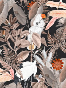 Oriental Aviary Night Roller Blind by Boon & Blake