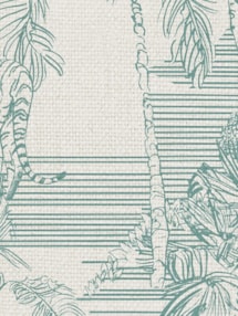 Tropical Toile Mist Roller Blind by Boon & Blake