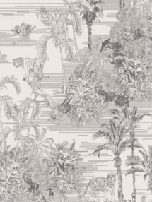 Tropical Toile Natural Roller Blind by Boon & Blake