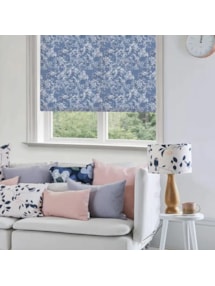 Arla Blue Electric Roller Blind by Lorna Syson