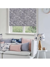 Arla Grey Electric Roller Blind by Lorna Syson