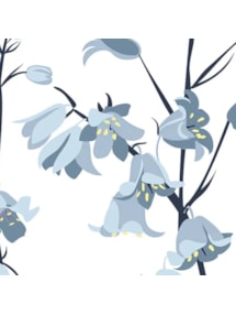 Bluebell Electric Roller Blind by Lorna Syson