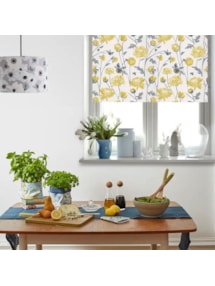 Chrysanthemum Electric Roller Blind by Lorna Syson