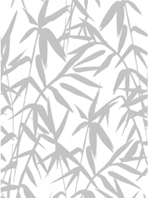 Bamboo Shadows Floral Roller Blind