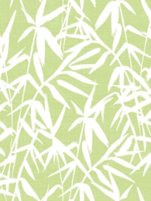 Bamboo Shadows Forest Green Floral Roller Blind