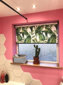 Jungle Leaves Day Floral Roller Blind