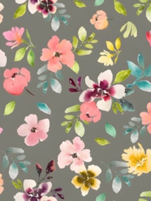 Wildflower Dusk Floral Roller Blind