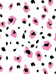 Leopard Print Blush Childrens Roller Blind