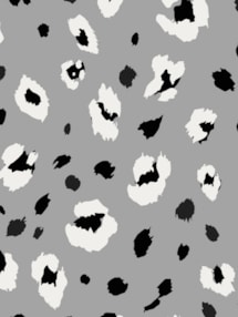 Leopard Print Slate Childrens Roller Blind