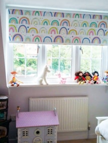 Over The Rainbow Multi Childrens Roller Blind