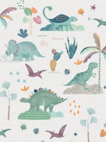 Rainforest Roar Dusk Childrens Roller Blind