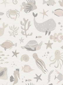 Under The Sea Natural Childrens Roller Blind