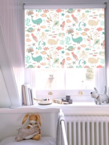 Under The Sea Pastel Childrens Roller Blind