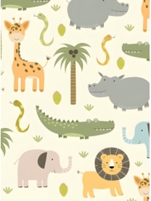 At The Zoo Blackout Roller Blind