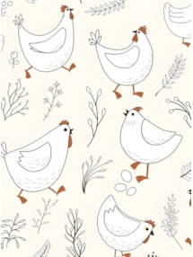 Spring Chicken Roller Blind