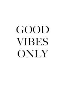 Good Vibes Only Roller Blind