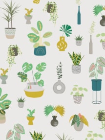 Houseplants Forest Roller Blind