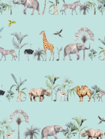 Kalahari Sky Safari Animal Childrens Roller Blind