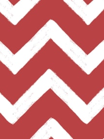 Chevron Red Roller Blind