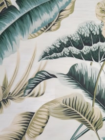 Venezuela Verdant on Linen Blackout Roller Blind