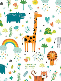 Happy Jungle Sky Blackout Roller Blind